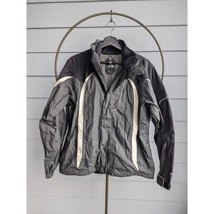 The North Face Hyvent Jacket Women Size M Black/white/gray